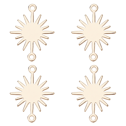 40 шт. латунные подвески для разъемов, долговечный, солнце