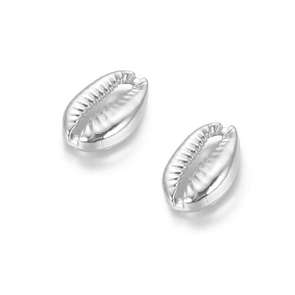 Abalorios de aleación, forma de cáscara de cowrie