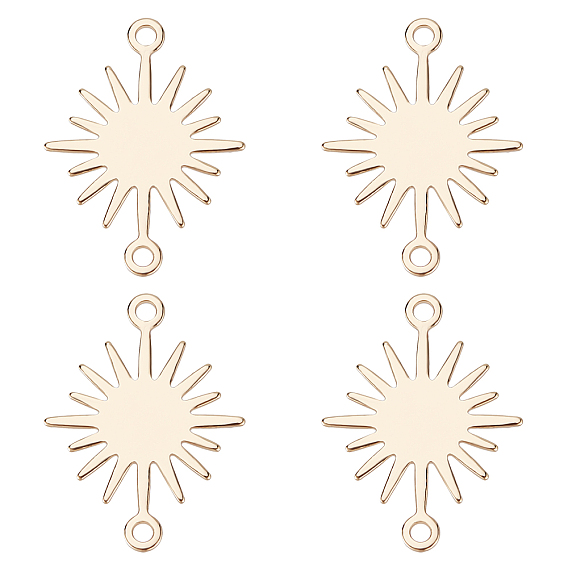 40 шт. латунные подвески для разъемов, долговечный, солнце