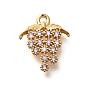 Латунные микро проложить кубического циркония подвески, виноградные чары