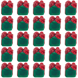 25 бусины лэмпворк ручной работы, подарочная коробка, на Рождество