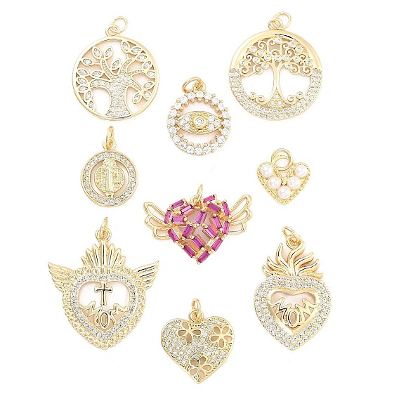 Кулон из циркония, без кадмия и без свинца, с целью перехода в кольце, золотые