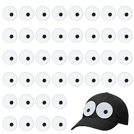 40шт. нетканый материал для глаз, гладить/пришивать нашивки, вышивка аппликации