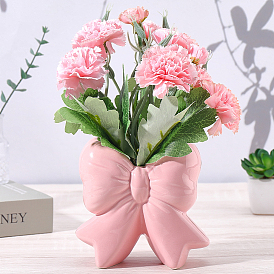 Фарфоровые украшения для ваз с бантом, для украшения свадьбы в домашнем офисе