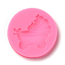 DIY Baby Car Patterns Food Grade Silicone Fondant Molds, for DIY Cake Decoration, UV & Epoxy Resin Jewelry Making