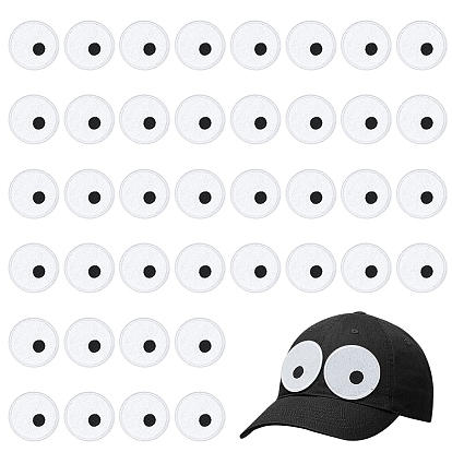 40шт. нетканый материал для глаз, гладить/пришивать нашивки, вышивка аппликации