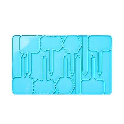DIY Label Silicone Molds, Resin Casting Molds, For UV Resin, Epoxy Resin Jewelry Making, Mixed Shapes