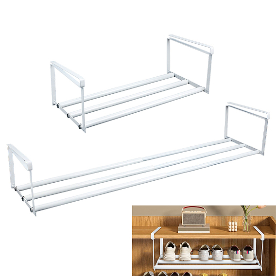 Железная полка для обуви, выдвижной шкаф для обуви, держатель для многослойной перегородки