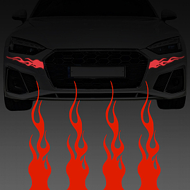 Наклейки на машину с изображением домашних животных, пламя