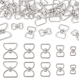 25шт. 5 стили поворотные застежки из цинкового сплава