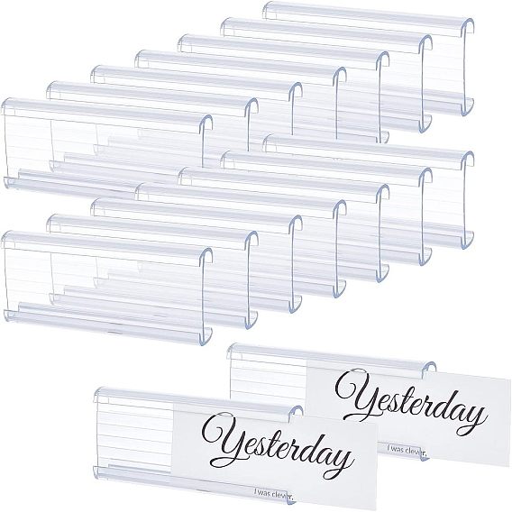 Дисплей этикетки из ПВХ, супермаркет, пекарня, ценник кафе, прямоугольные