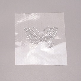 Glitter Hotfix Rhinestone, Iron on Patches, Dress Shoes Garment Decoration, Butterfly