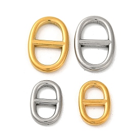 304 Stainless Steel Buckle Clasps, for Webbing, Strapping Bags, Garment Accessories, Oval