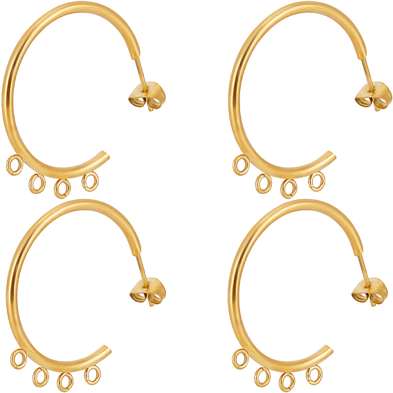 14 шт 304 детали серьги-гвоздики из нержавеющей стали, фурнитура для сережек-половинок, с горизонтальными петлями