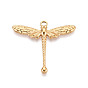 304 Stainless Steel Dragonfly Pendants, Ion Plating(IP)