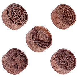 5шт. 5 стили колонный деревянный аромадиффузор, диффузор эфирных масел для дома, офиса, автомобиля