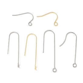 316 хирургические крючки для серег из нержавеющей стали, провод уха, с горизонтальной петлей