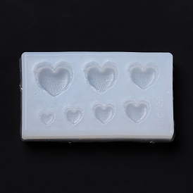 DIY Pendants Silicone Molds, Resin Casting Pendant Molds, For UV Resin, Epoxy Resin Jewelry Making, Heart