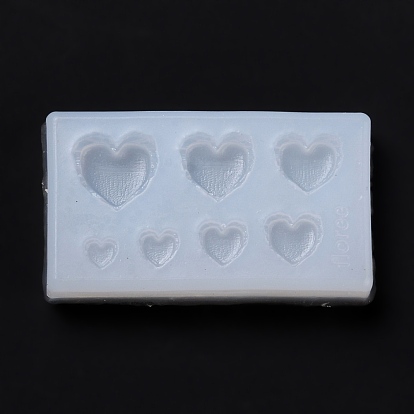 DIY Pendants Silicone Molds, Resin Casting Pendant Molds, For UV Resin, Epoxy Resin Jewelry Making, Heart