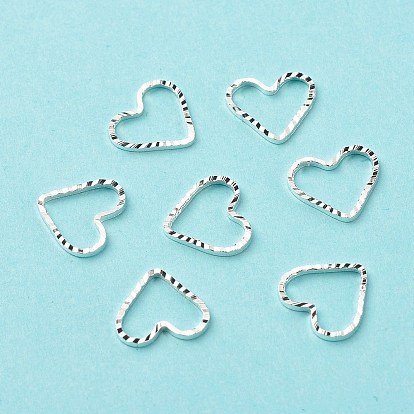 Латунные соединительные колечки, долговечный, без кадмия и без свинца, сердце