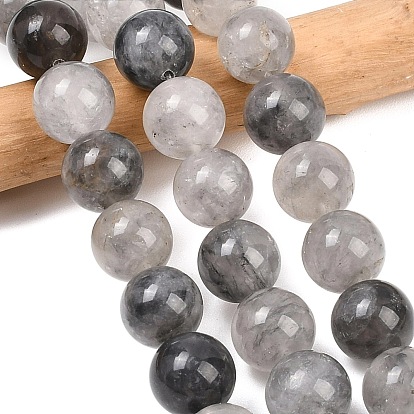 Естественный облачно кварц бисер пряди, круглые