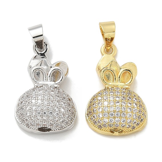 Стойка металлическая латунная микропрофилированная кубическая циркония подвески, долговечный, без свинца и без кадмия, прелести мешков