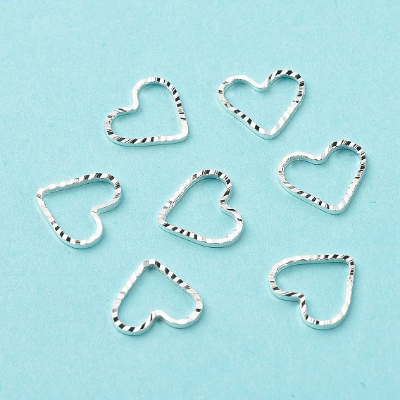 Латунные соединительные колечки, долговечный, без кадмия и без свинца, сердце