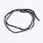 Non-magnetic Synthetic Hematite Beads Strands, Faceted, Rondelle