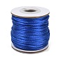 Nylon Satin Rattail Cord, Round, for DIY Chinese Knot Making