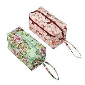 Оксфордская сумка для вязания на молнии, органайзер для хранения пряжи, сумка для крючков и спиц