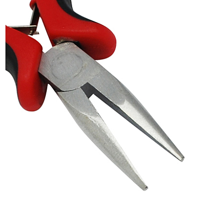 Carbon Steel Jewelry Pliers for Jewelry Making Supplies, Chain Nose Pliers, Ferronickel, 130mm