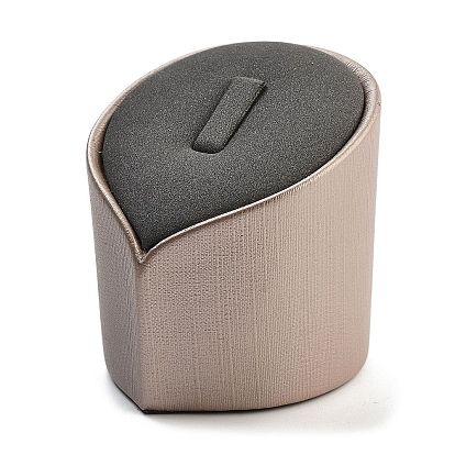 Стеллаж для колец из искусственной кожи, органайзер для украшений с гипсом