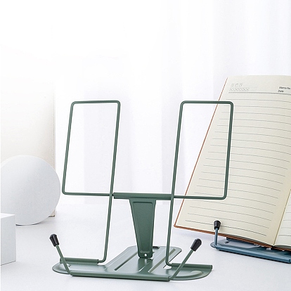 Adjustable Iron Desktop Book Stands, Book Display Easel for Books, Piano Score, Magazines, Tablet
