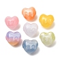 Resin UV Reactive Beads, Color Changing Beads, Melting Heart
