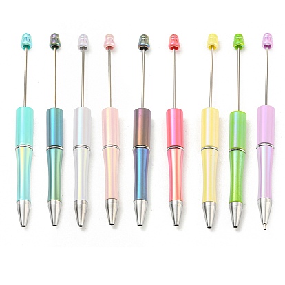 Пластиковая шариковая ручка с УФ-покрытием, бисерная ручка, для индивидуальной ручки с ювелирными бусинами