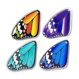 Opaque Acrylic Pendant,  
Butterfly Wings