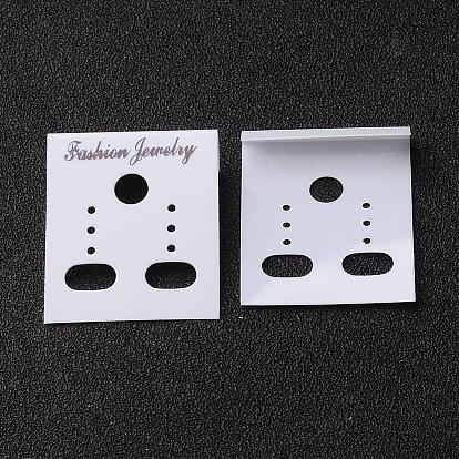Plastic Display Card, Used For Ear Stud, Earring and Earring Pendant