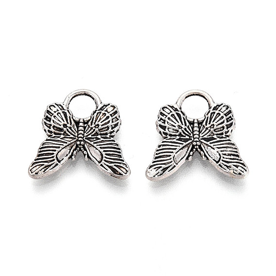 Сплавочные подвески тибетского стиля, бабочки прелести