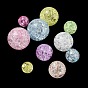 Transparent Crackle Acrylic Beads, Round