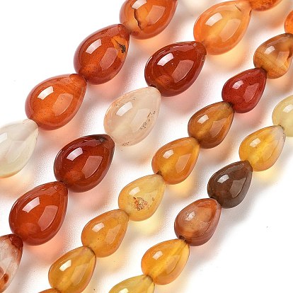 Натуральный красный агат бисер нитей, слеза