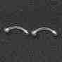 Акриловые кольца для бровей, изогнутая штанга, украшения для пирсинга бровей