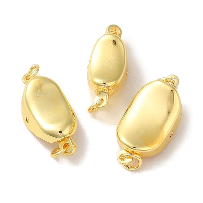 Латунная застежка, долговечный, без кадмия и без свинца, овальные