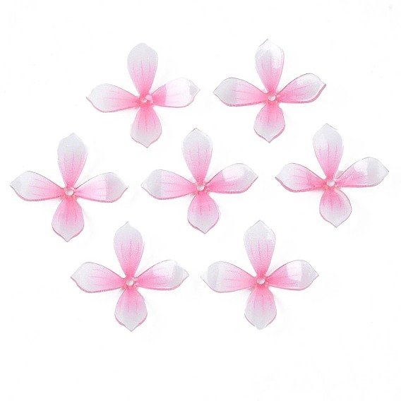 Des perles en plastique, fleur