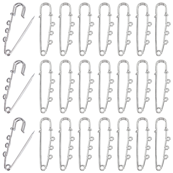 50шт. стальные прочные безопасные булавки для брошей