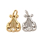 304 Stainless Steel Rhinestone Pendants, Musical Instruments Charms