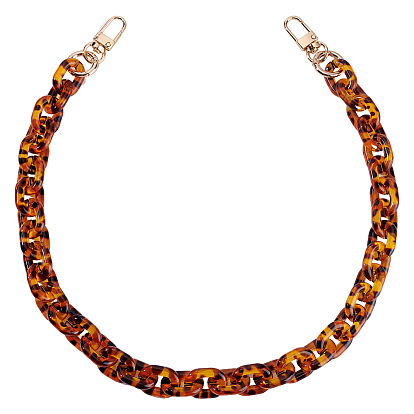 1 Ручки для сумок из поликарбоната, с застежкой железа, для замены ремней для мешков, золотой свет