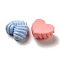 Valentine's Day Opaque Cartoon Resin Decoden Cabochons, Knitted Heart
