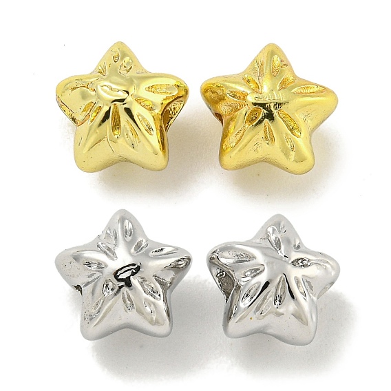 Стойки обшивки латунные бусины, долговечный, без кадмия и без свинца, звезда