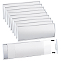 10Pcs Rectangle Self-adhesive Aluminium Alloy Sign, for Wall Door Accessories Sign