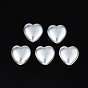 ABS Plastic Imitation Pearl Beads, Heart